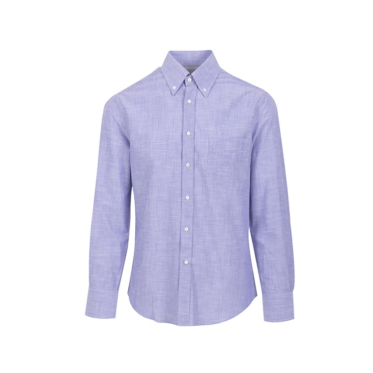 Button-down Collar Linen Shirt
