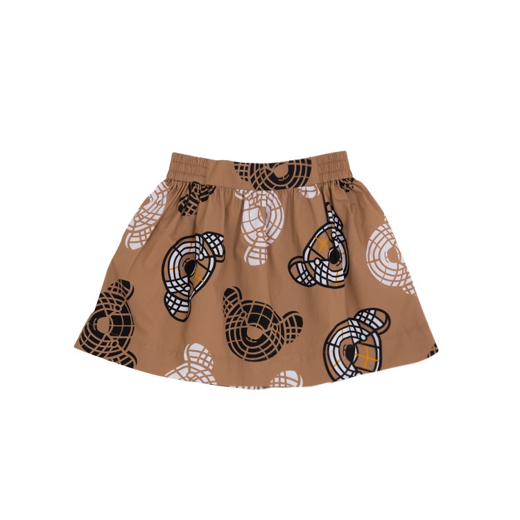 Kids Women&#039;s Thomas Bear Pattern Banding Skirt