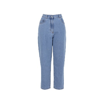 Cropped Tapered Fit Denim Jeans