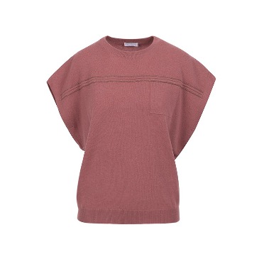 Monoli Pointed Cashmere Shirts_Red